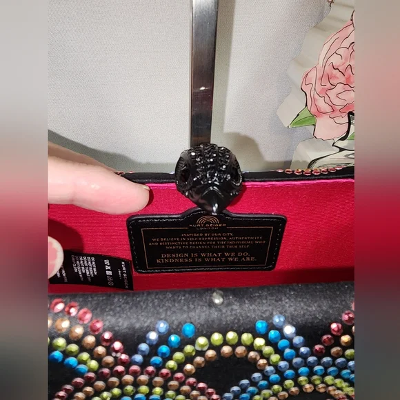 Kurt Geiger London Crystal Eagle Clutch - Picture 4 of 8